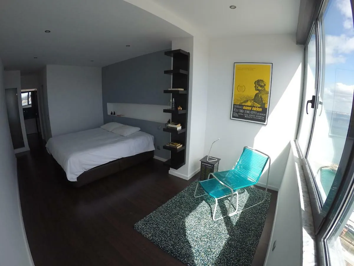 Apartment Ferienwohnung Penthouse Bellevue Almada